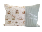 Atelier MiaMia birth pillow - name pillow with embroidery - panel - photo