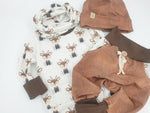 Atelier MiaMia - Hoodie Sweater Acorns Baby Child from 44-122 short or long-sleeved Designer Limited !!